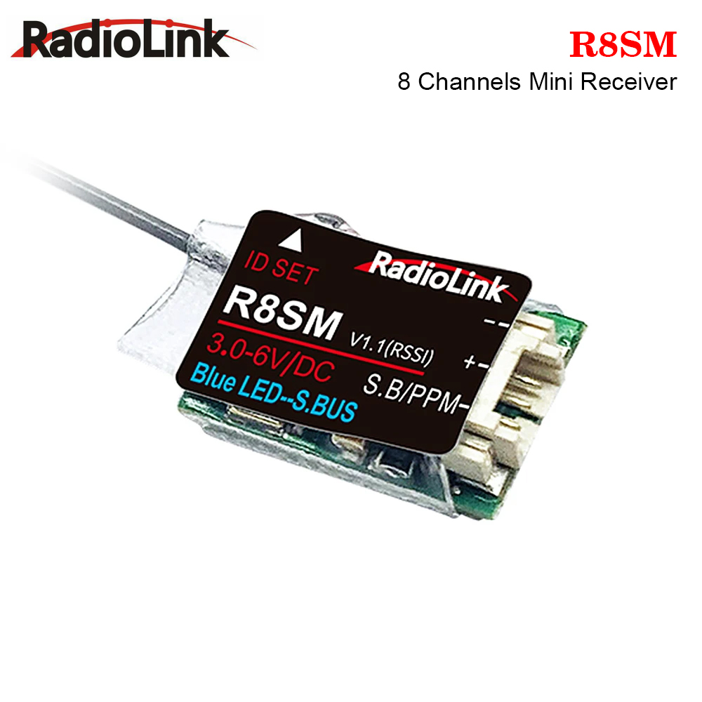 Receiver Sbus 8Ch - Radiolink R8SM, receptor RC mini de