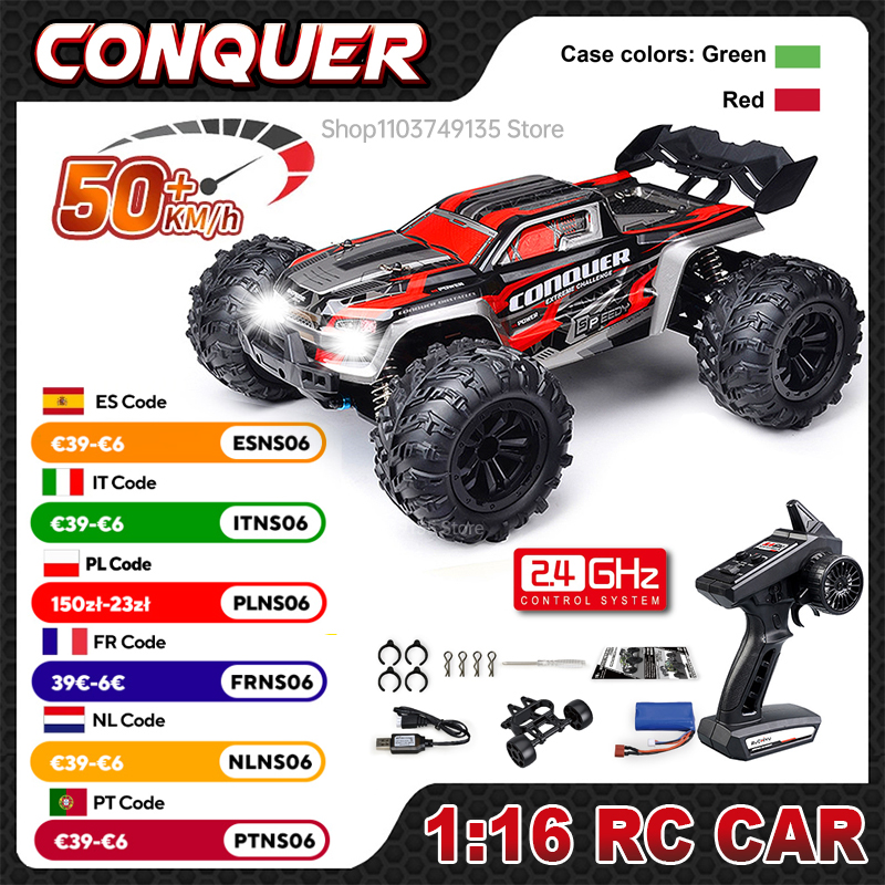 Rc Hobby Grade Truck - Wltoys escala 1:16 grande carro rc