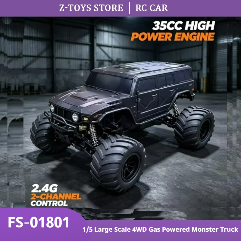 Rc Hobby Grade Monster Truck - FS‑01801 Caminhão Monstro RC 4WD a