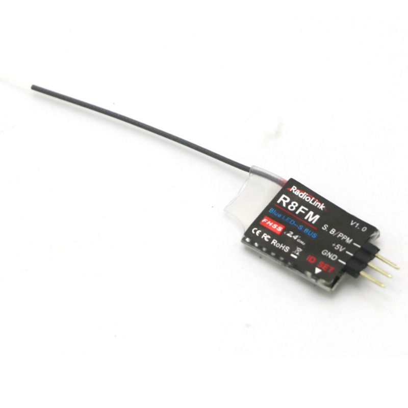 Radiolink Mini R8FM 2.4GHz 8CH - Receiver Sbus 8Ch avaliação e preço
