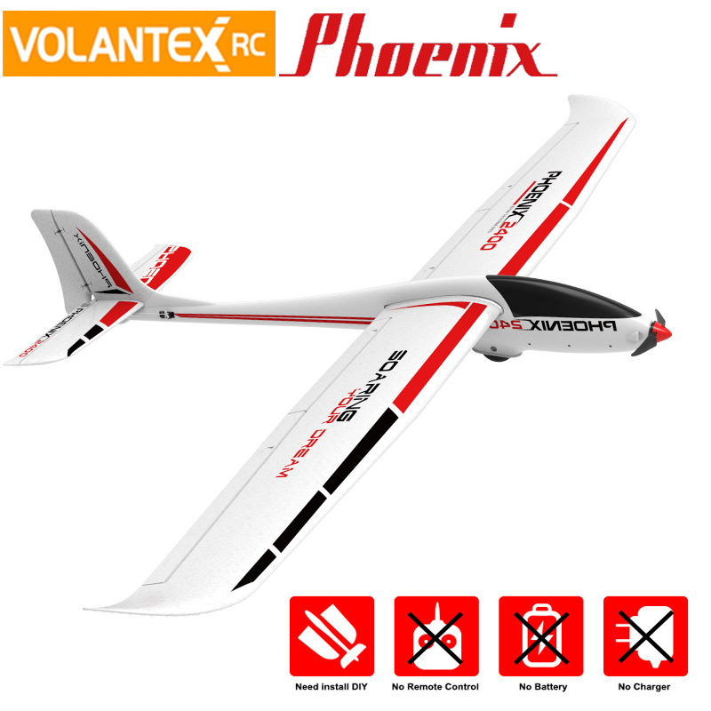 Volantex-Planador modelo de av - Rc Plane Hobby Zone avaliação e preço