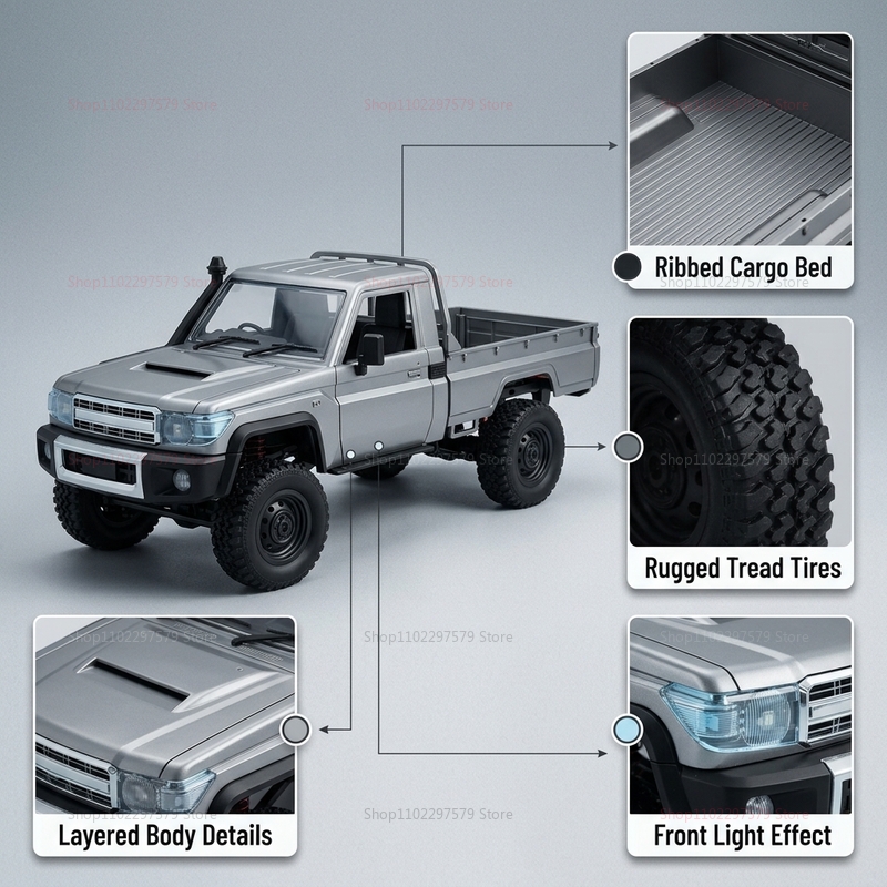 MN82 Caminhonete 4x4 Off-Road  - Rc Hobby Grade Truck avaliação e preço
