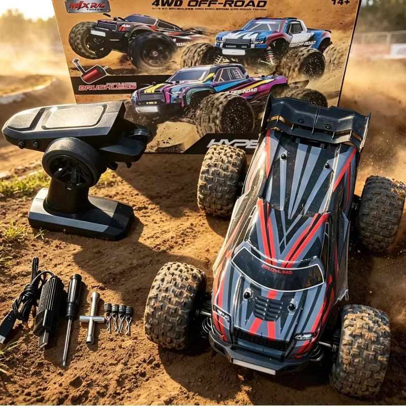 MJX Hyper Go 16210 1/16 Cinza  - Rc Hobby Grade Monster Truck avaliação e preço