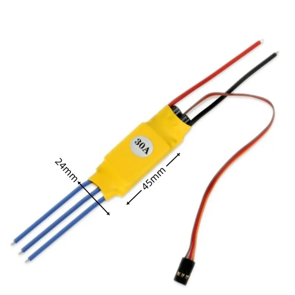 ESC Brushless HW30A 40A com Co - Rc Plane Hobby Zone avaliação e preço
