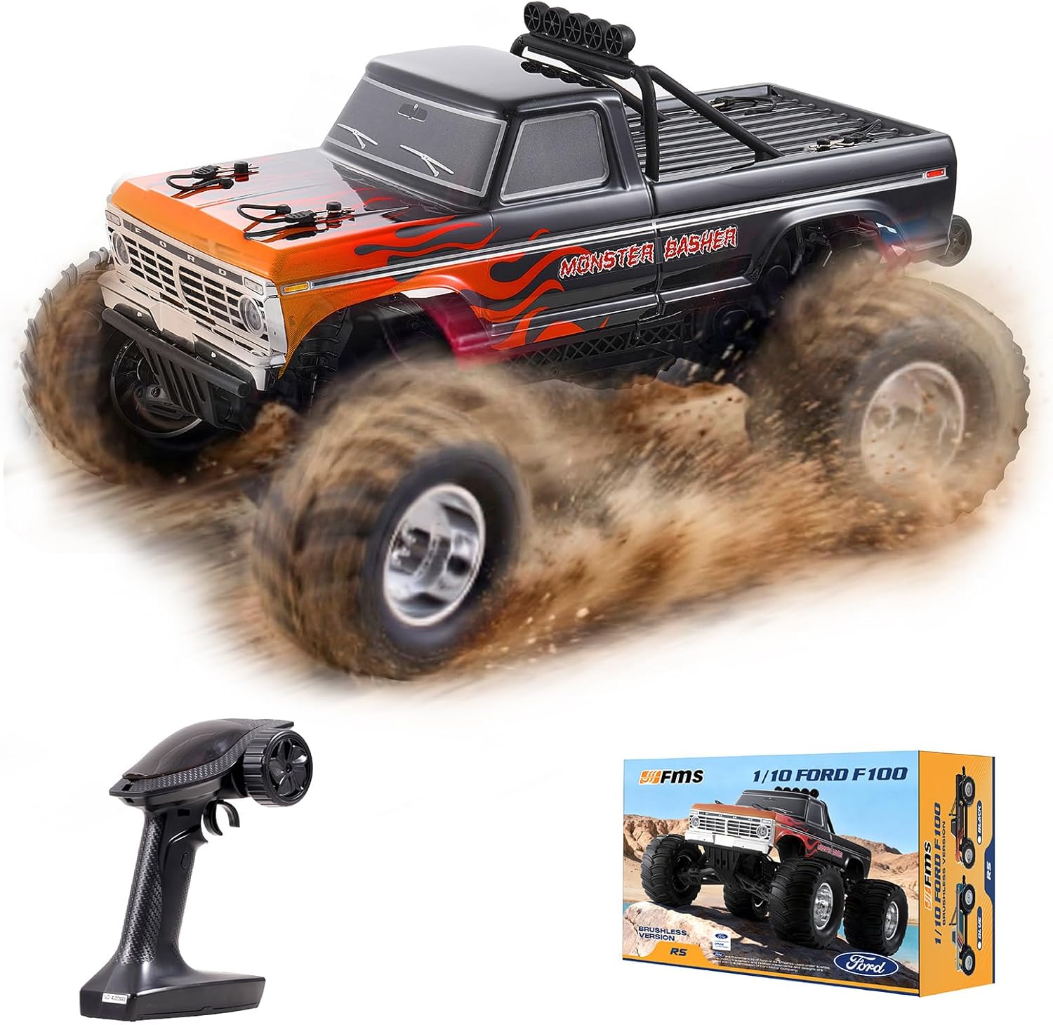 Caminhão Monstro Brushless For - Rc Hobby Grade Monster Truck avaliação e preço