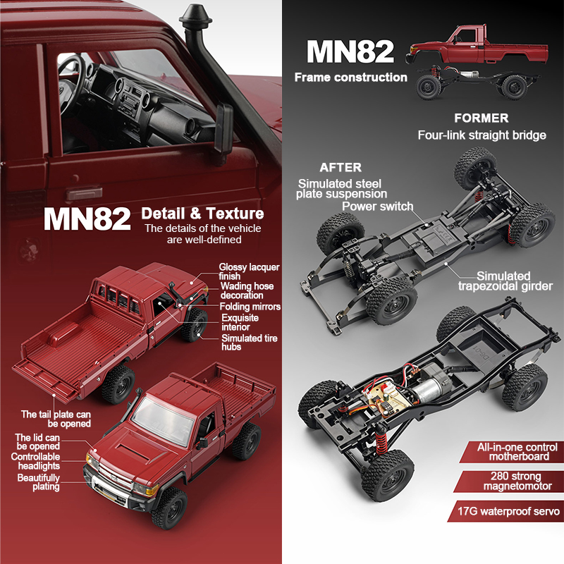 ZWN-Controle Remoto Retro RC C - Rc Hobby Grade Truck avaliação e preço